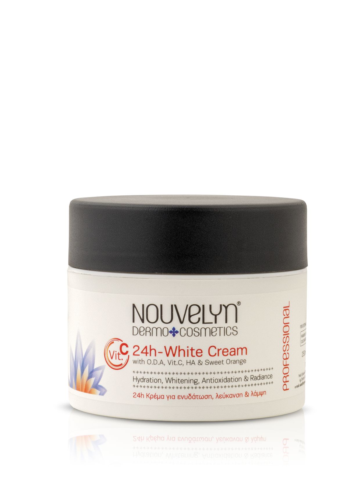 “24H-WHITE CREAM VIT C” 250ml